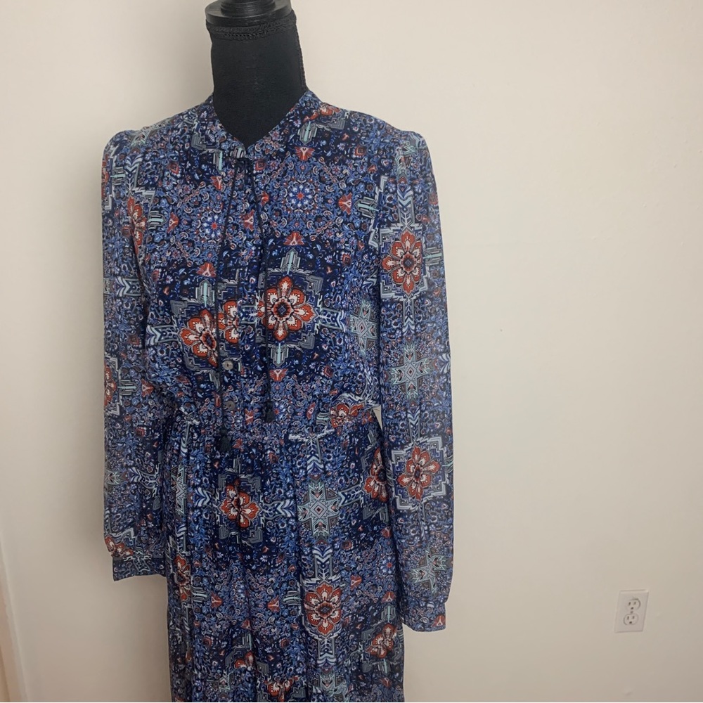 Bohemian Maxi Print Dress